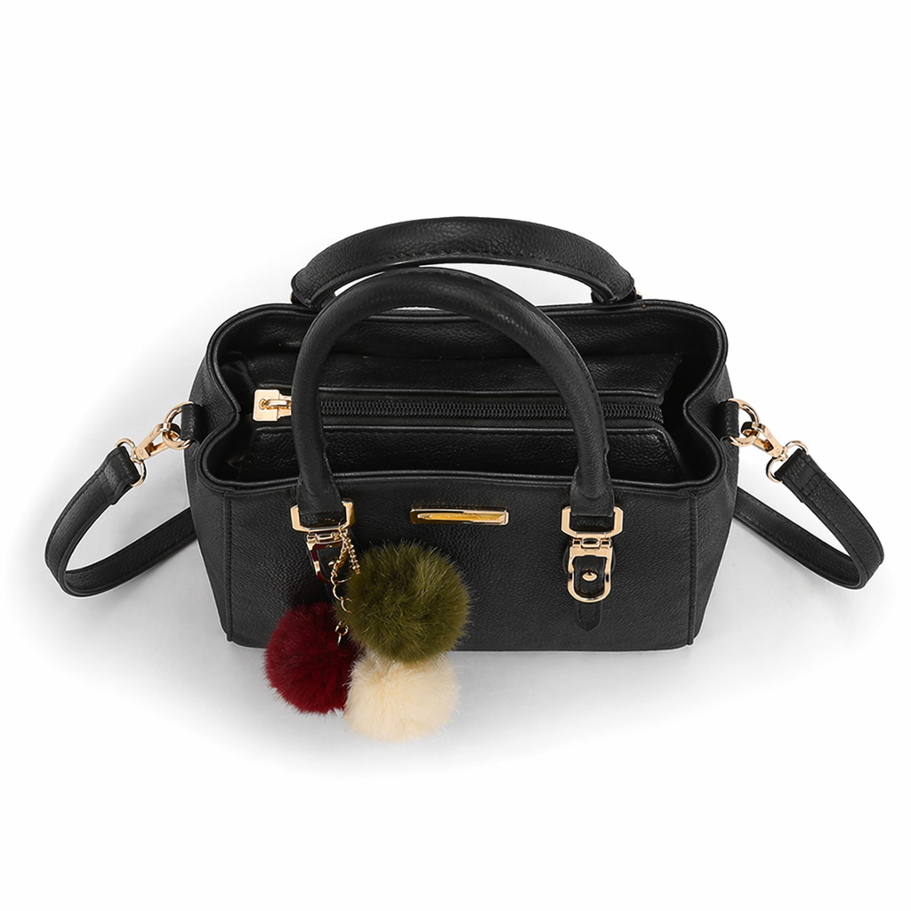Vivela - Plutonium Leather Bag Orabella Noir