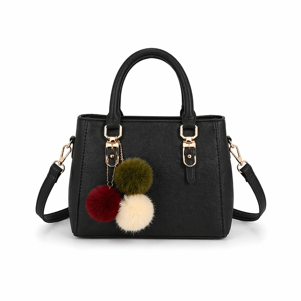 Vivela - Plutonium Leather Bag Orabella Noir