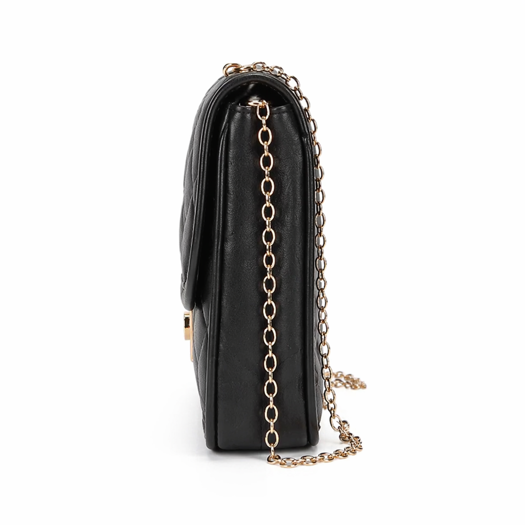 Vivela - Diamond Quilted Small Square Shoulder Bag Virelle Céleste
