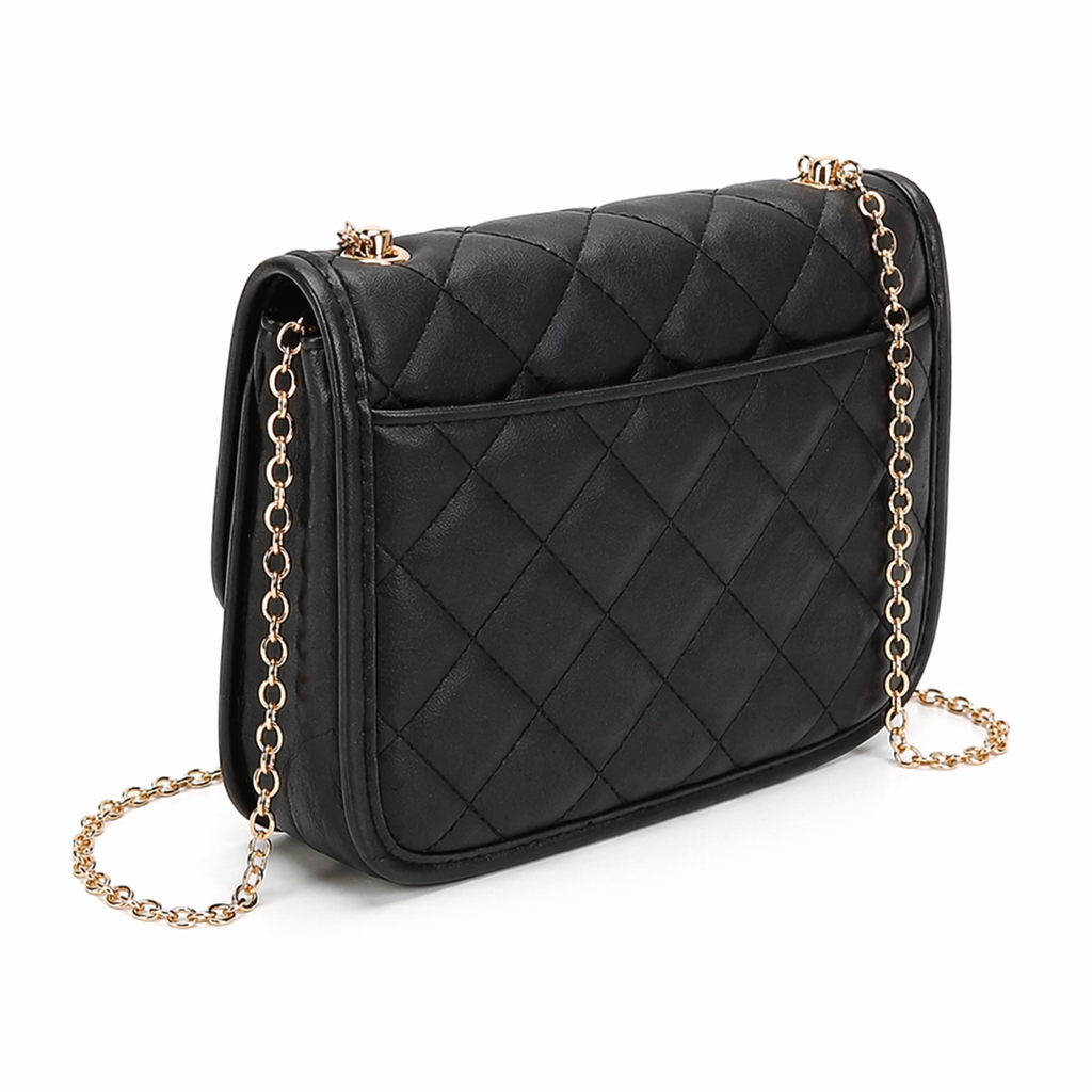 Vivela - Diamond Quilted Small Square Shoulder Bag Virelle Céleste