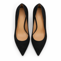 Vivela - Suede Pointed Pumps Velvet Noir