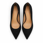 Vivela - Suede Pointed Pumps Velvet Noir
