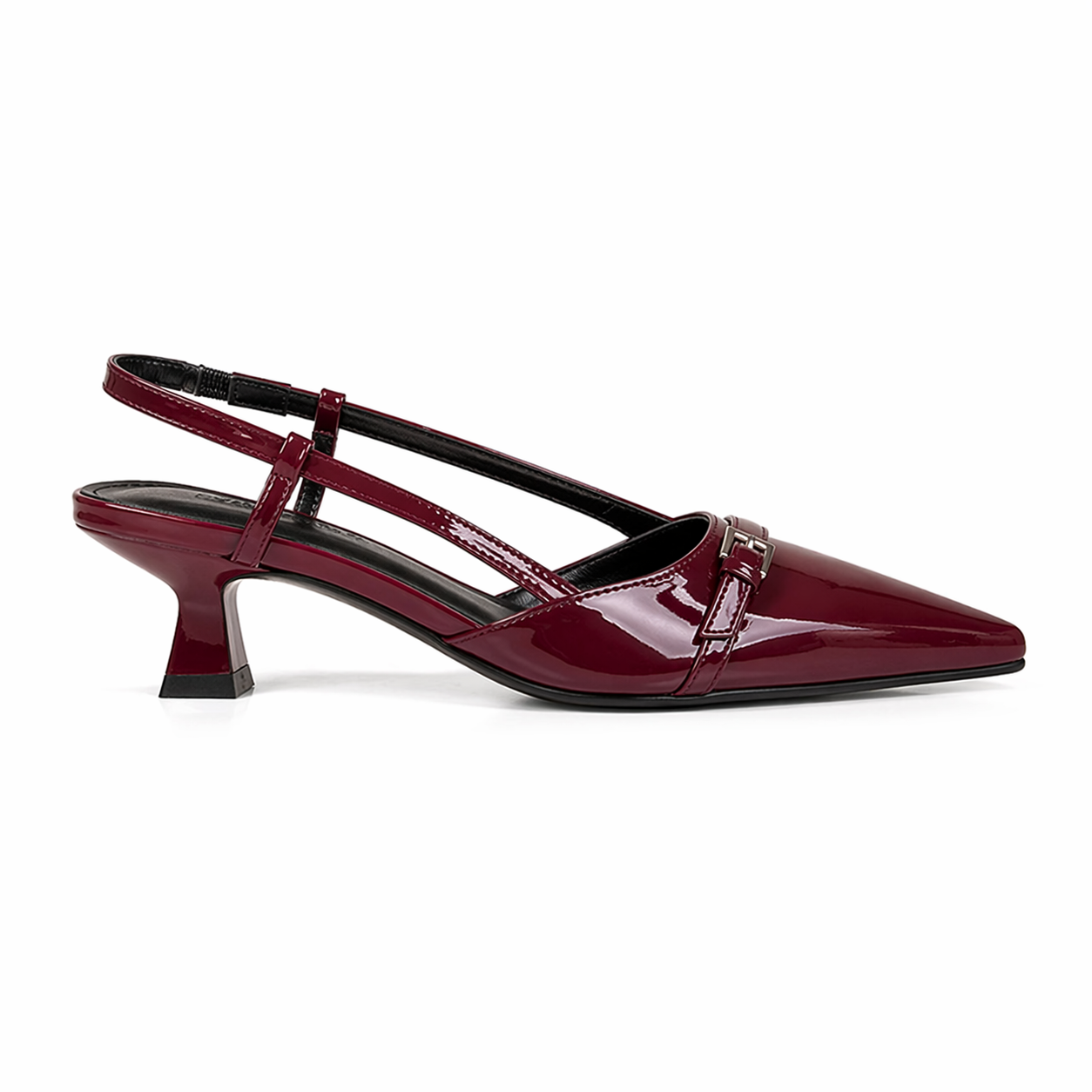 Vivela - Retro Mid Heels Velvet Nocturne