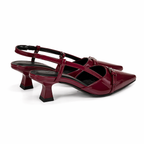 Vivela - Retro Mid Heels Velvet Nocturne
