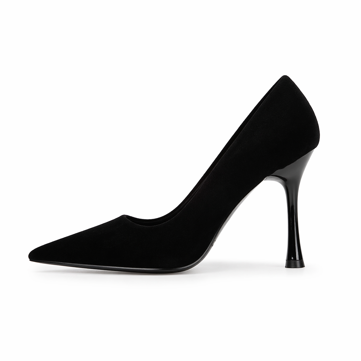 Vivela - Black Suede High Heels Onyx Vanguard