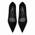 Vivela - Black Suede High Heels Onyx Vanguard