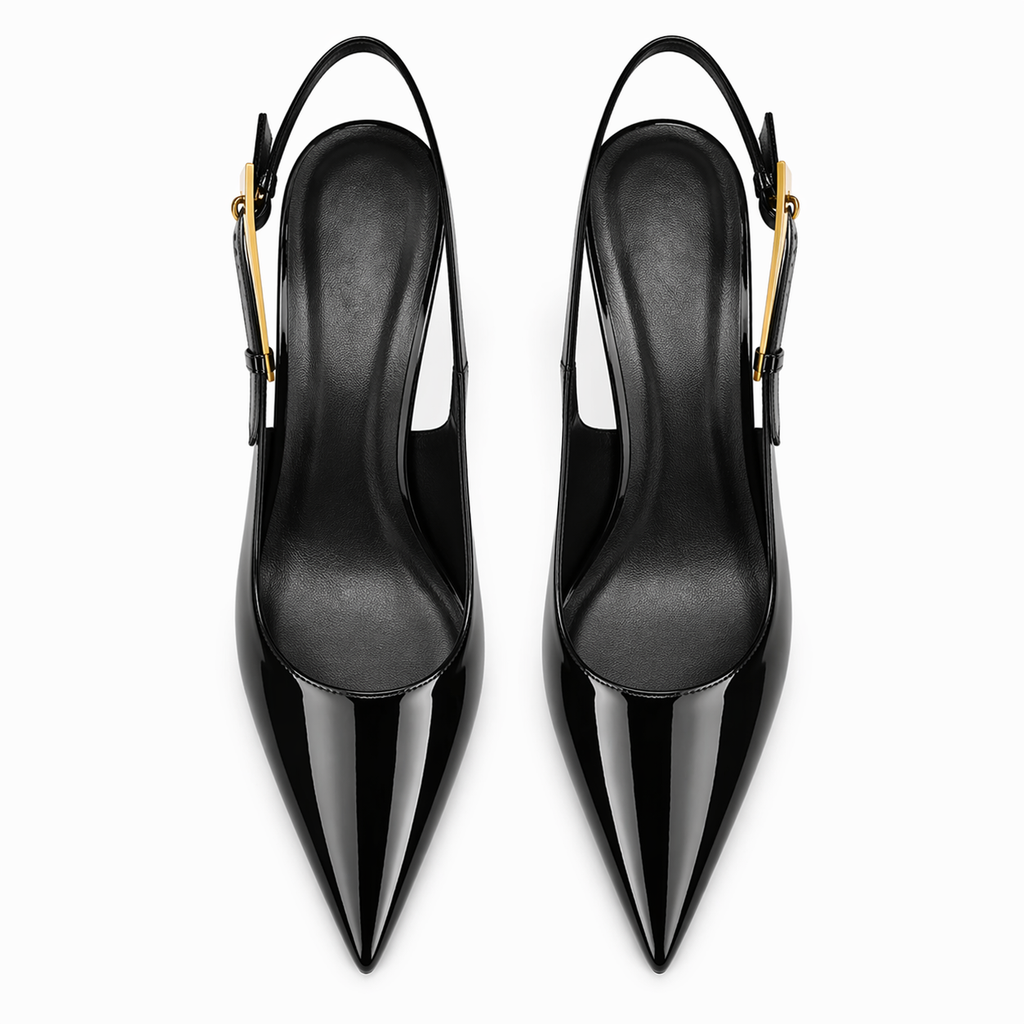 Vivela - Patent Leather Pointed Stiletto Heels Nomad Horizon