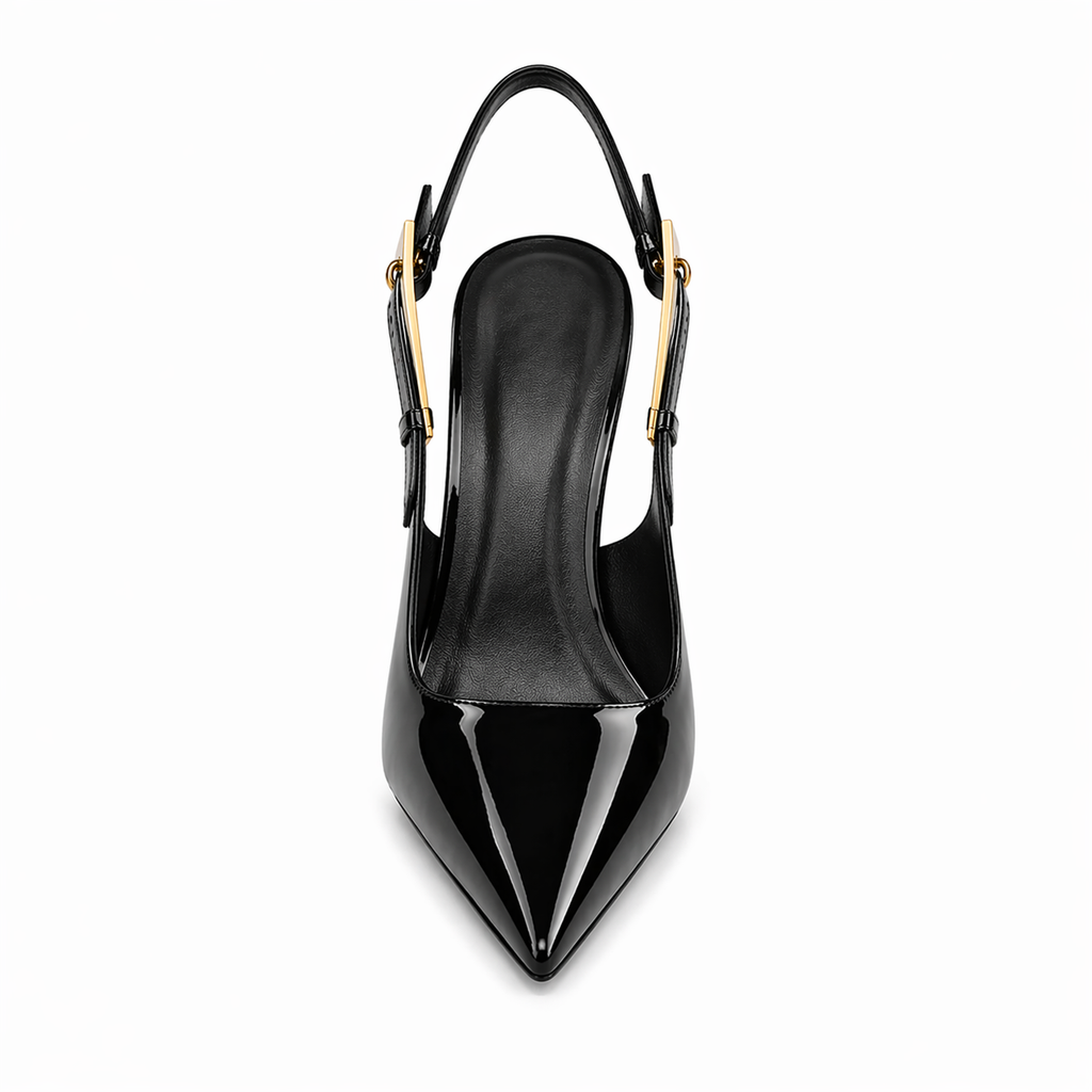 Vivela - Patent Leather Pointed Stiletto Heels Nomad Horizon