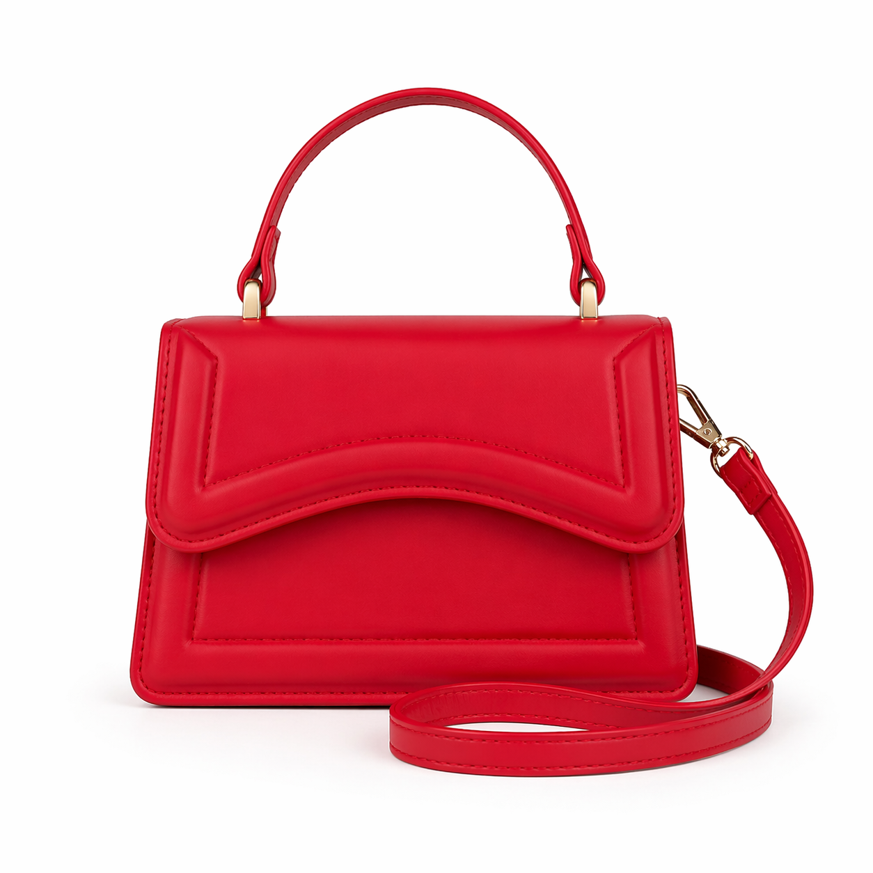 Vivela - Plutonium Leather Shoulder Bag Obsidian Veil