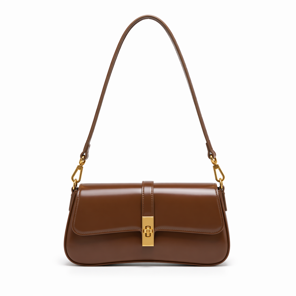 Vivela - Retro Genuine Leather Shoulder Bags Velora Ashen