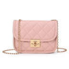 Vivela - Diamond Quilted Small Square Shoulder Bag Virelle Céleste