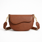 Vivela - Small Vintage Saddle Shoulder Bag Aurelia Noir