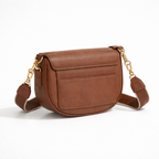 Vivela - Small Vintage Saddle Shoulder Bag Aurelia Noir