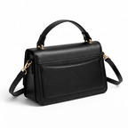 Vivela - Plutonium Leather Shoulder Bag Obsidian Veil