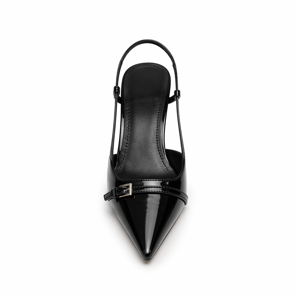 Vivela - Retro Mid Heels Velvet Nocturne