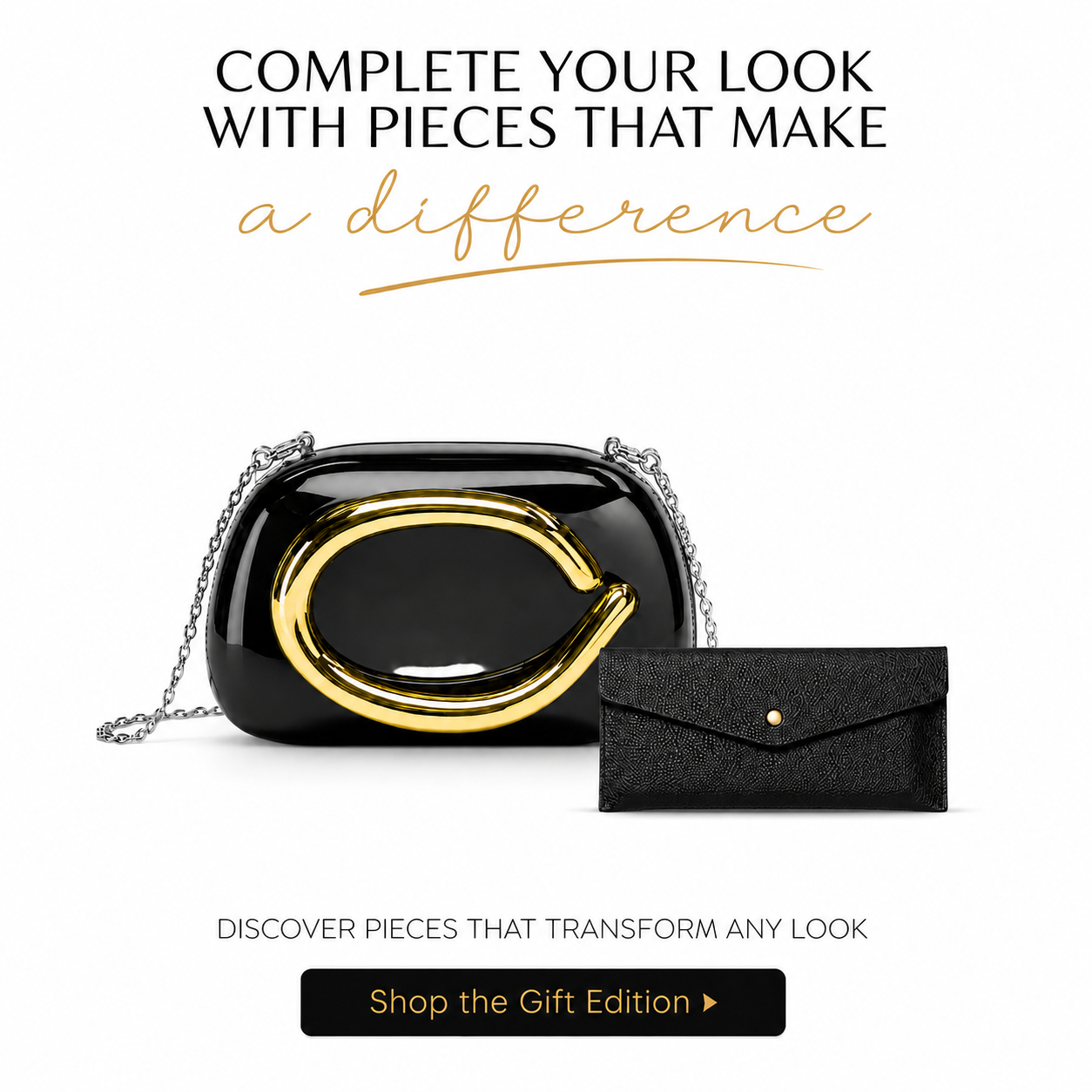 Vivela Chrome Clutch - Gift Edition